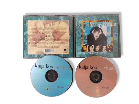 CD-levy (Kaija Koo -  Parhaat- Tuuleen piirretyt vuodet 1980 - 2000)