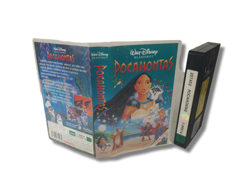 Lasten VHS -elokuva (Pocahontas) S