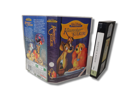 Lasten VHS -elokuva (Kaunotar ja Kulkuri) S