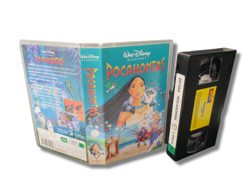 Lasten VHS -elokuva (Pocahontas) S