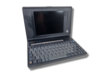 Retro tietokone (Hewlett Packard OmniBook 600C)