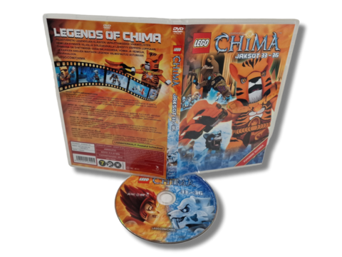 Lasten DVD -elokuva (Legends of Chima jaksot 33 -36) K7