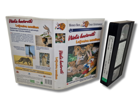 Lasten VHS -elokuva (Väiskin luontoretki - Leijonien maailma) S