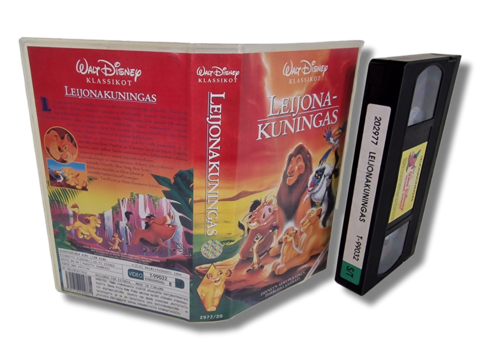 Lasten VHS -elokuva (Leijonakuningas - Walt Disney) S