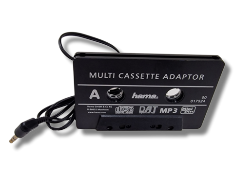 3,5 mm plug -> C -kasetti adapteri (Hama)