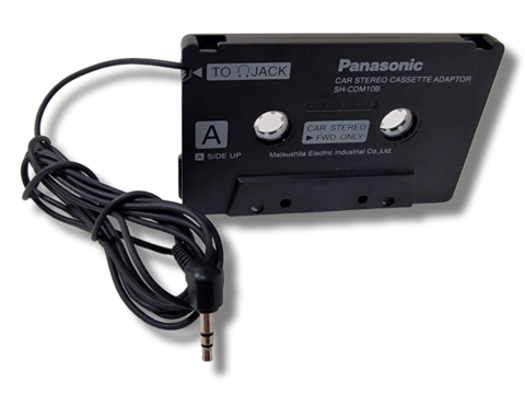 3,5 mm plug -> C -kasetti adapteri (Panasonic)