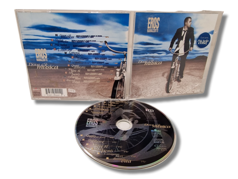 CD -levy (Eros Ramazzotti - Dove c'é musica)
