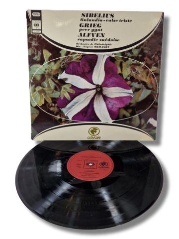 LP / vinyyli -levy (Sibelius - finlandia - valse triste)