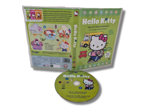 Lasten DVD -elokuva (Hello Kitty - Varon liikenteessä ja muita kertomuksia) S