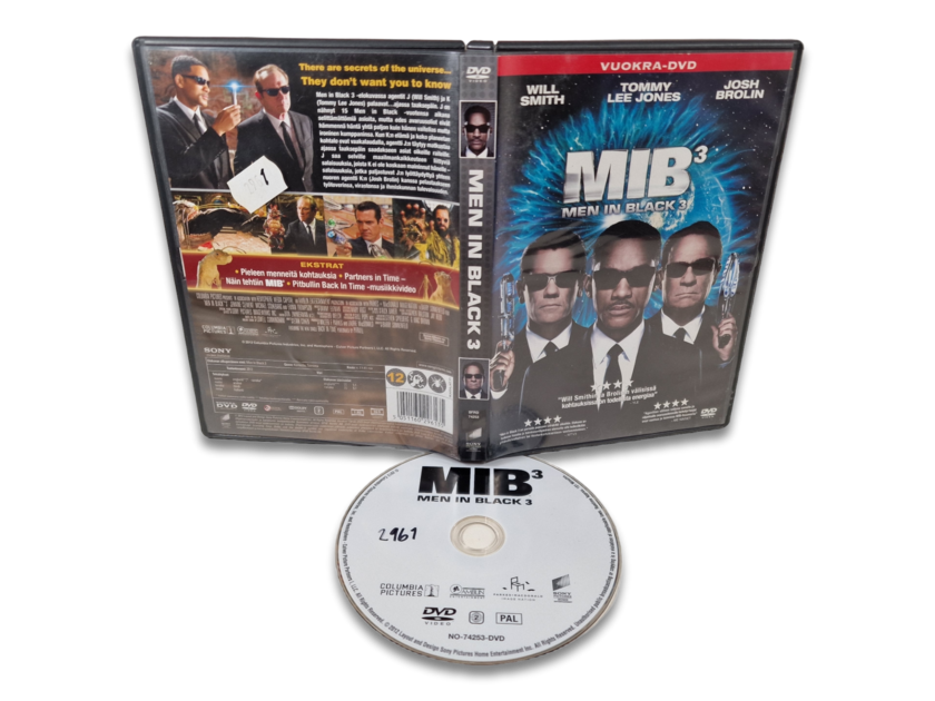 DVD elokuva (Men In Black 3) K12 Salamakauppa