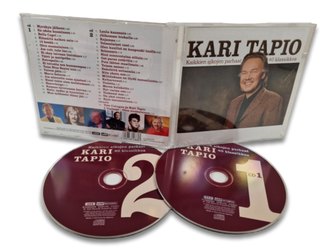 CD -levy (Kari Tapio - Kaikkien aikojen parhaat 40 klassikkoa)