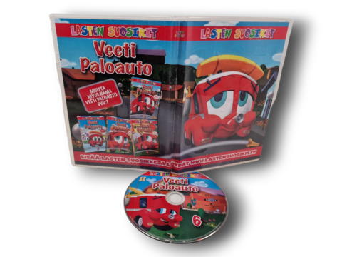 Lasten DVD -elokuva (Lasten Suosikit - Veeti Paloauto) S