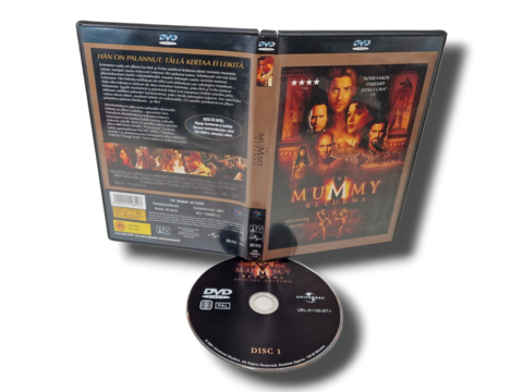 DVD -elokuva (Mummy Returns - Muumion Paluu) K12