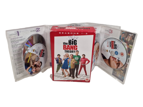 DVD - TV -sarja (the Big Bang Theory season 1-3) K16