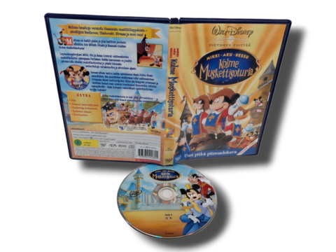 Lasten DVD -elokuva (Kolme muskettisoturia - Walt Disney) S