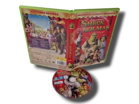 Lasten DVD -elokuva (Shrek Kolmas) K7