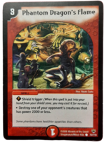 DuelMasters keräilykortti  (Phantom Dragon's Flame (Dm-06)