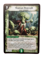 DuelMasters keräilykortti - Shaman Broccoli (Dm-06)