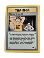 Pokemon kortti Blaine's Quiz #3 112/132
(Gym Challenge)