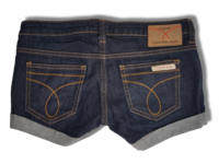 Farkkushortsit (Calvin Klein, koko W26)