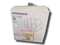 Kylpyhuoneen LED valaisin (Ikea SÖDERSVIK)