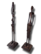 Kaksi metallista patsasta (korkeus 30 cm