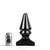 All Black Anustappi 28,5 cm - Iso anaalitappi - Jätti kokoinen anustappi