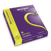 MoreAmore Kondomi Soft Skin - helppokäyttöinen kondomi