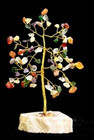 Mixed Gemstone Tree 80 kiveä - Rautalankapuu jossa on kiviä koristeena