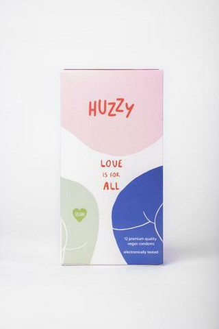Huzzy - Vegaani kondomi rakkaus kuuluu kaikille iältään aikuisille