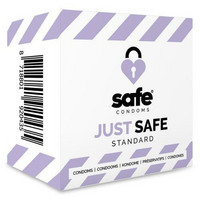 Safe - JUST SAFE silikoonilla kostutettu kondomi lisää nautintoa