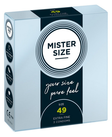 MISTER SIZE 49 mm - Vegaani kondomi joka on kuin toinen iho