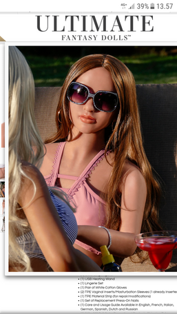 Seksinukke Aidon näköinen kunnon seksinukke