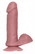 Dildo peniksen mallinen kiveksillä varusteltu dildo pituus 20 cm