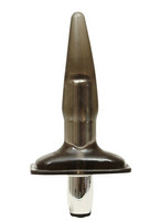 Anaalitappi reippaalla värinällä silver plug vibrations