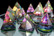 12 sivuinen maaginen pyramidi lasia korkeus 60 mm