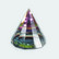 Esoteriinen 12 sivuinen kristalli pyramidi korkeus 40 mm