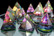 Esoteriinen 12 sivuinen kristalli pyramidi korkeus 40 mm