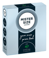 MISTER SIZE 47 mm - Vegaani kondomi joka on kuin toinen iho