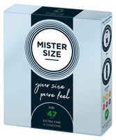 MISTER SIZE 47 mm - Vegaani kondomi joka on kuin toinen iho