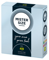 MISTER SIZE 49 mm - Vegaani kondomi joka on kuin toinen iho