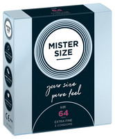 MISTER SIZE 64 mm - Vegaani kondomi joka on kuin toinen iho