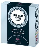 MISTER SIZE 64 mm - Vegaani kondomi joka on kuin toinen iho