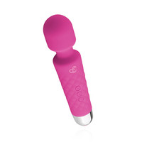 Tehokas body wand vibraattori 18.lla eri rytmillä pinkki väriltään