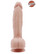 Smoothy tekopenis, dildo, pippeli 7.5” imukupilla ja kiveksillä
