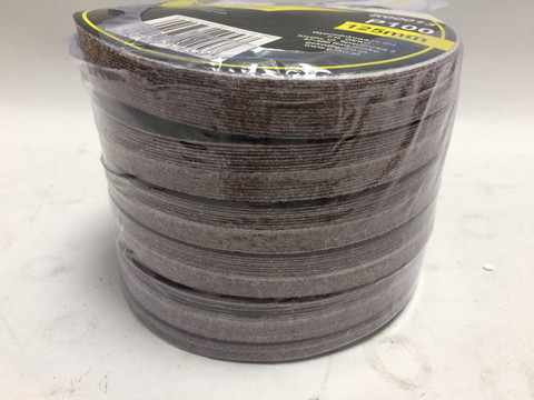 konehiomapaperi 125mm, eri karkeuksia P40 P60 P80 P100, 100 KPL PAKKAUS