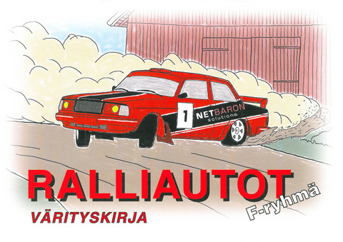 F-ryhmän ralliautot - värityskirja