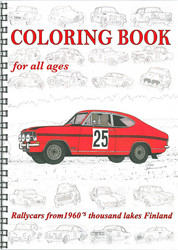 60-luvun ralliautot - värityskirja