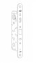 Dorma lukkorunko DL2105 (LC302)
