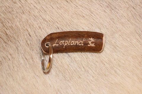 Reindeer Horn Key Ring